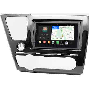Honda Civic 9 4D 2013-2017 (левый руль, седан) Canbox H-Line 5617-RP-11-467-305 на Android 14 (4G-SIM, 4/64, DSP, QLed)