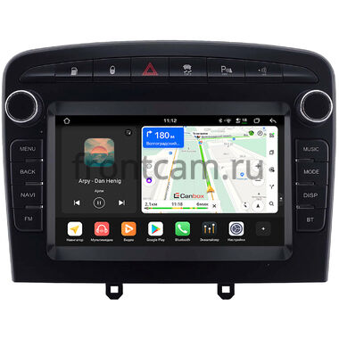 Peugeot 308, 408, RCZ 2007-2022 (черная, Тип 2) Canbox PRO-Line 7920-RP-2152-505 на Android 13 (4G-SIM, 6/128, DSP, QLed)