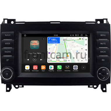 Mercedes A-klasse (W169), B-klasse (W245), Vito 2 (W639), Vito 3 (W447), Viano (W639) 2006-2018 (Вид 1, оранжевая подсветка клавиш) Canbox PRO-Line 7920-RP-6498-475 на Android 13 (4G-SIM, 6/128, DSP, QLed)