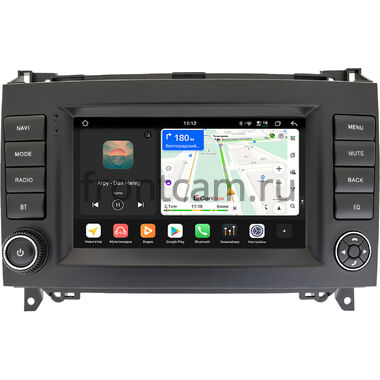 Mercedes A-klasse (W169), B-klasse (W245), Vito 2 (W639), Vito 3 (W447), Viano (W639) 2006-2018 (Вид 3, белая подсветка клавиш) Canbox PRO-Line 7920-RP-6598-494 на Android 13 (4G-SIM, 6/128, DSP, QLed)