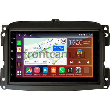 Fiat 500 2 2015-2022 Canbox EVO 5821-RP-0872-522 на Android 14 (4G-SIM, 6/128, DSP, QLed, AI, 360) (173х98)