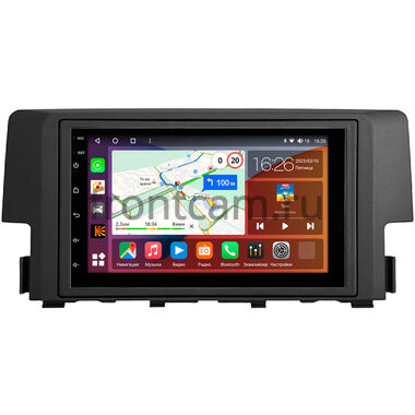 Honda Civic 10 2015-2021 Canbox EVO 5821-RP-11-650-272 на Android 14 (4G-SIM, 6/128, DSP, QLed, AI, 360)
