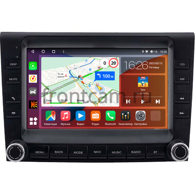 Porsche Cayman (987), 911 (997), Boxster (987) 2004-2012 (черная) Canbox EVO 5821-RP-2165-511 на Android 14 (4G-SIM, 6/128, DSP, QLed, AI, 360)
