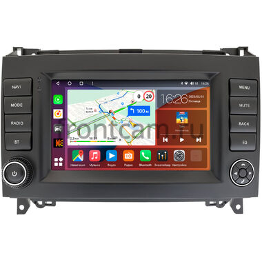 Mercedes A-klasse (W169), B-klasse (W245), Vito 2 (W639), Vito 3 (W447), Viano (W639) 2006-2018 (Вид 3, белая подсветка клавиш) Canbox EVO 5820-RP-6598-494 на Android 14 (4G-SIM, 4/64, DSP, QLed, AI, 360)