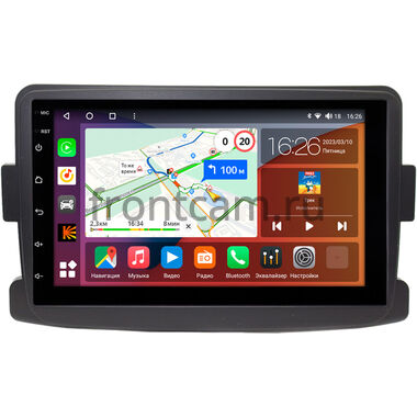 Renault Duster, Sandero 2, Logan 2, Kaptur, Dokker 2012-2022 Canbox EVO 5821-RP-RNDS-08 на Android 14 (4G-SIM, 6/128, DSP, QLed, AI, 360)