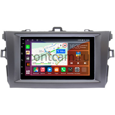 Toyota Corolla 10 2006-2013 (серая) Canbox EVO 5820-RP-TYCV14Xc-11 на Android 14 (4G-SIM, 4/64, DSP, QLed, AI, 360)