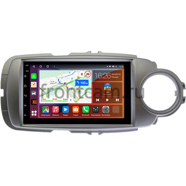 Toyota Vitz 3 (XP130) 2010-2014, Yaris 3 2010-2017 (правый и левый руль) Canbox EVO 5821-RP-TYVT13X-181 на Android 14 (4G-SIM, 6/128, DSP, QLed, AI, 360)