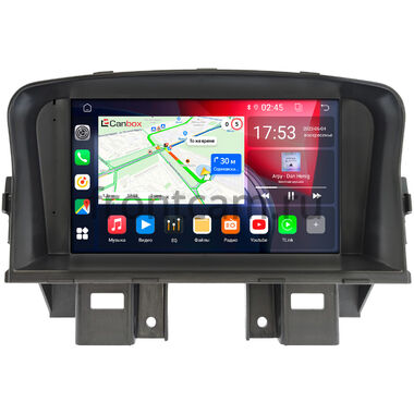 Chevrolet Cruze 2008-2012 (взамен верхнего экрана) Canbox 1.5/32 на Android 10 (RS7-RP-098-472) (IPS, DSP, CarPlay)