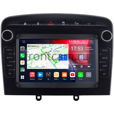 Peugeot 308, 408, RCZ 2007-2022 (черная, Тип 2) Canbox 4/64 на Android 10 (GTR7-RP-2152-505) (IPS, DSP, CarPlay)
