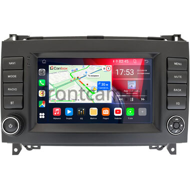 Mercedes A-klasse (W169), B-klasse (W245), Vito 2 (W639), Vito 3 (W447), Viano (W639) 2006-2018 (Вид 3, белая подсветка клавиш) Canbox 1.5/32 на Android 10 (RS7-RP-6598-494) (IPS, DSP, CarPlay)