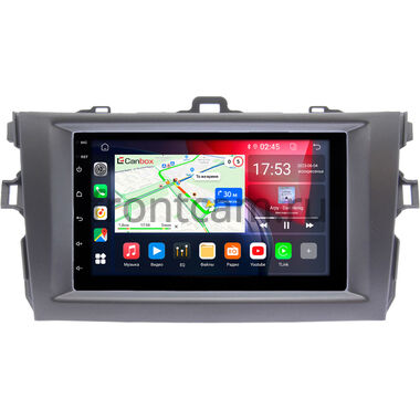 Toyota Corolla 10 2006-2013 (серая) Canbox 4/64 на Android 10 (GTR7-RP-TYCV14Xc-11) (IPS, DSP, CarPlay)