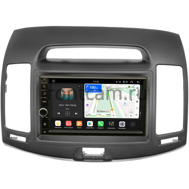 Hyundai Elantra 4 (HD) 2006-2011 (серая) Canbox H-Line 6603-RP-11-065-235 на Android 14 (4G-SIM, 4/64, DSP, IPS) С крутилкой