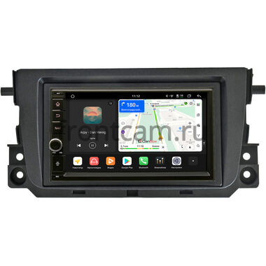 Smart Fortwo 2 2011-2015 Canbox H-Line 6603-RP-11-358-405 на Android 14 (4G-SIM, 4/64, DSP, IPS) С крутилкой