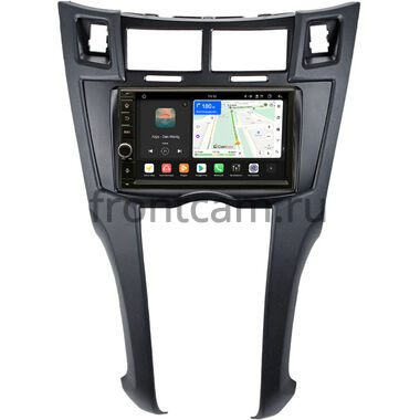 Toyota Vitz 2 (XP90), Yaris 2 2005-2012 Canbox H-Line 6605-RP-11-401-438 на Android 14 (4G-SIM, 8/128, DSP, IPS) С крутилкой