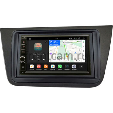Seat Altea 2004-2015 (черная) Canbox H-Line 6605-RP-11-582-389 на Android 14 (4G-SIM, 8/128, DSP, IPS) С крутилкой