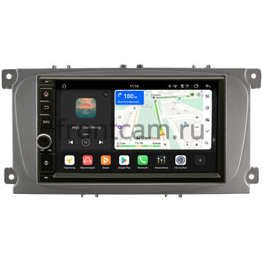 Ford Focus 2, C-MAX, Mondeo 4, S-MAX, Galaxy 2, Tourneo Connect 2006-2015 Canbox H-Line 6605-RP-FRCMD-54 на Android 14 (4G-SIM, 8/128, DSP, IPS) С крутилкой