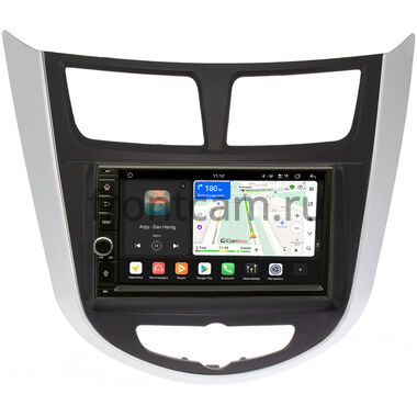 Hyundai Solaris, Accent 4 2010-2019 Canbox H-Line 6604-RP-HDSL-19 на Android 14 (4G-SIM, 6/128, DSP, IPS) С крутилкой