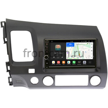 Honda Civic 8 4D 2005-2012 (левый руль, седан) Canbox H-Line 6604-RP-HNCV52-60 на Android 14 (4G-SIM, 6/128, DSP, IPS) С крутилкой