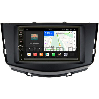 Lifan X60 I 2012-2016 Canbox H-Line 6603-RP-LFX60-17 на Android 14 (4G-SIM, 4/64, DSP, IPS) С крутилкой