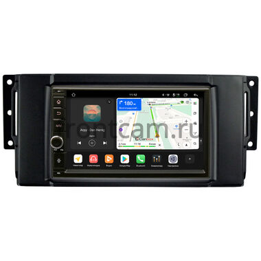 Land Rover Discovery 3, Range Rover Sport 2005-2009 (устанавливается вниз) Canbox H-Line 6605-RP-LRRN-114 на Android 14 (4G-SIM, 8/128, DSP, IPS) С крутилкой