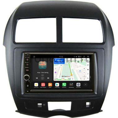 Mitsubishi ASX, Outlander Sport, RVR 3 2010-2019 Canbox H-Line 6604-RP-MMASX-69 на Android 14 (4G-SIM, 6/128, DSP, IPS) С крутилкой