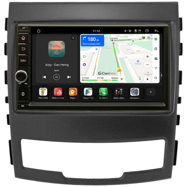 SsangYong Actyon 2, Korando 3 2010-2013 Canbox H-Line 6605-RP-TYACB-61 на Android 14 (4G-SIM, 8/128, DSP, IPS) С крутилкой