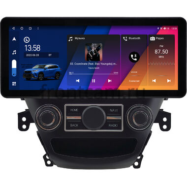 Hyundai Elantra 5 (MD), Avante 5 2010-2015 12.3 дюйма Canbox H-Line 7817-1538 на Android 10 (4G-SIM, 4/64, DSP, QLed) Audi Style