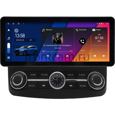 Mitsubishi L200 4, Pajero Sport 2 2008-2016 12.3 дюйма Canbox H-Line 7818-1548 на Android 10 (4G-SIM, 6/128, DSP, QLed) Audi Style