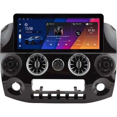 GAZ Газел Бизнес (Gazele Business) (черная, глянцевая) 12.3 дюйма Canbox H-Line 7819-1551 на Android 10 (4G-SIM, 8/256, DSP, QLed) Audi Style