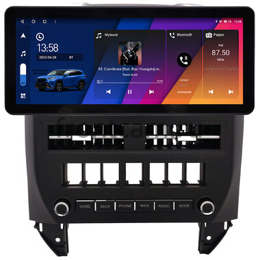 Volkswagen Polo 4 2001-2009 (черная)  12.3 дюйма Canbox H-Line 7816-1612 на Android 10 (4G-SIM, 4/32, DSP, QLed) Audi Style