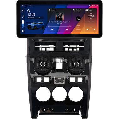 Lada Priora 2007-2013 (черная, глянцевая) 12.3 дюйма Canbox H-Line 7817-1632 на Android 10 (4G-SIM, 4/64, DSP, QLed) Audi Style