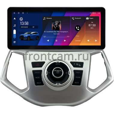 Ford Ecosport 2014-2018 (серебряная) 12.3 дюйма Canbox H-Line 7819-1636 на Android 10 (4G-SIM, 8/256, DSP, QLed) Audi Style