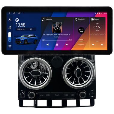 Volkswagen Touareg 2002-2010 (глянцевая) 12.3 дюйма Canbox H-Line 7819-1640 на Android 10 (4G-SIM, 8/256, DSP, QLed) Audi Style