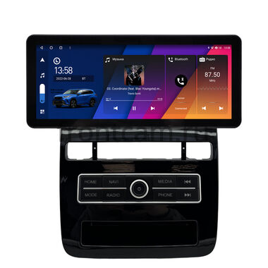 Volkswagen Touareg 2 2010-2018 (для авто с RCD 550) 12.3 дюйма Canbox H-Line 7818-1665 на Android 10 (4G-SIM, 6/128, DSP, QLed) Audi Style