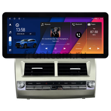 Toyota Camry XV40 2006-2011 (вид 1)  12.3 дюйма Canbox H-Line 7816-1666 на Android 10 (4G-SIM, 4/32, DSP, QLed) Audi Style