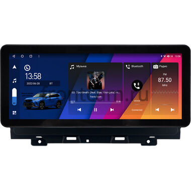 Jaguar XF 2 2015-2020 (Тип A) 12.3 дюйма Canbox M-Line 7710-1683 на Android 10 (4G-SIM, 2/32, DSP, QLed) Audi Style