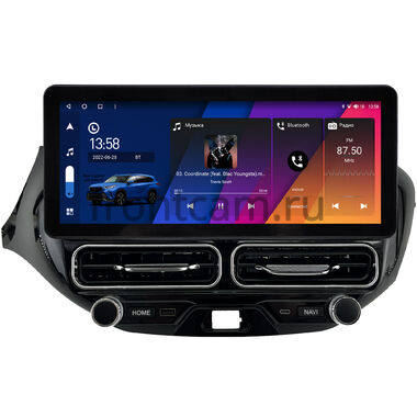 Lada Vesta SW Cross, Vesta 2015-2022 (для авто без Enjoy, Вид 3)  12.3 дюйма Canbox M-Line 7711-1687 на Android 10 (4G-SIM, 4/64, DSP, QLed) Audi Style