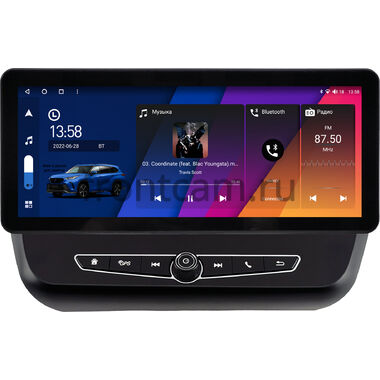 Chevrolet Camaro 6 2015-2023 (Тип A) 12.3 дюйма Canbox H-Line 7819-1709 на Android 10 (4G-SIM, 8/256, DSP, QLed) Audi Style