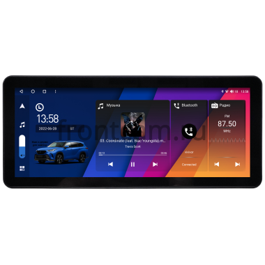 2 DIN 12,3 дюйма Canbox H-Line 7818 на Android 10 (4G-SIM, 6/128, DSP, QLed) Audi Style