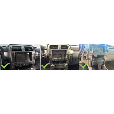 Lexus GX 460 2009-2023 (Тип А+В) 12.3 дюйма Canbox GT1233-0088 на Android 10 (CarPlay, 2/32, DSP, QLed) BMW Style