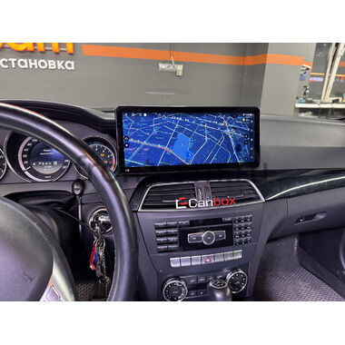 Mercedes-Benz C-klasse (w204) 2011-2015 12.3 дюйма Canbox H-Line 7816-0105 на Android 10 (4G-SIM, 4/32, DSP, QLed) Audi Style