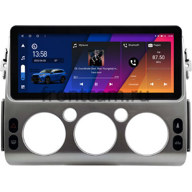 Toyota FJ Cruiser 2006-2022 12.3 дюйма Canbox H-Line 7816-0311 на Android 10 (4G-SIM, 4/32, DSP, QLed) Audi Style