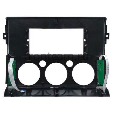 Рамка RM-0495 под магнитолу 12.3 дюйма для Toyota FJ Cruiser 2006-2022 (черная, глянцевая)