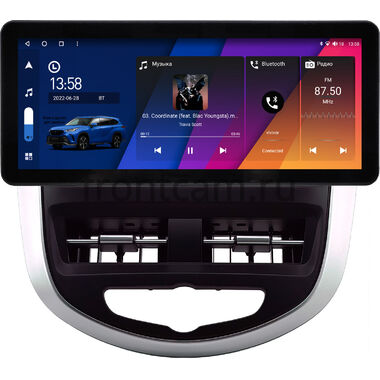 Hyundai Solaris, Accent 4 2010-2019 12.3 дюйма Canbox M-Line 7710-0502 на Android 10 (4G-SIM, 2/32, DSP, QLed) Audi Style