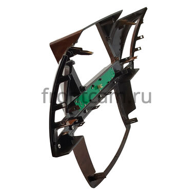 Рамка RM-0513 под магнитолу 12.3 дюйма для Toyota Fortuner, Hilux 7 2004-2015 (под дерево)