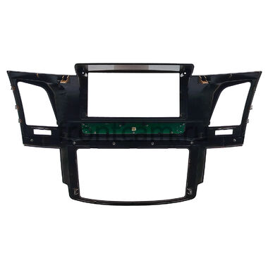 Рамка RM-0513 под магнитолу 12.3 дюйма для Toyota Fortuner, Hilux 7 2004-2015 (под дерево)