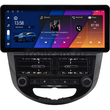 Hyundai Solaris, Accent 4 2010-2019 12.3 дюйма Canbox H-Line 7819-0545 на Android 10 (4G-SIM, 8/256, DSP, QLed) Audi Style