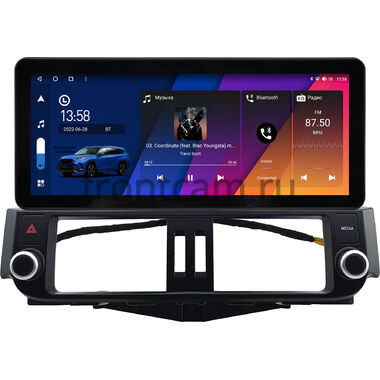 Toyota Land Cruiser Prado 150 2009-2013 (для авто с Navi и JBL Synthesis) 12.3 дюйма Canbox H-Line 7819-0561 на Android 10 (4G-SIM, 8/256, DSP, QLed) Audi Style