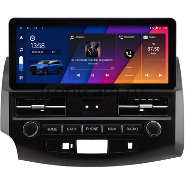 Mitsubishi Outlander XL 2005-2013 12.3 дюйма Canbox H-Line 7819-0573 на Android 10 (4G-SIM, 8/256, DSP, QLed) Audi Style