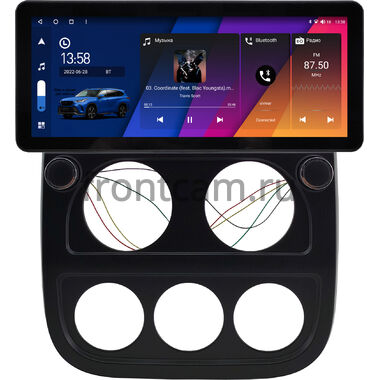 Jeep Liberty (Patriot), Compass 2010-2016 12.3 дюйма Canbox M-Line 7710-0593 на Android 10 (4G-SIM, 2/32, DSP, QLed) Audi Style